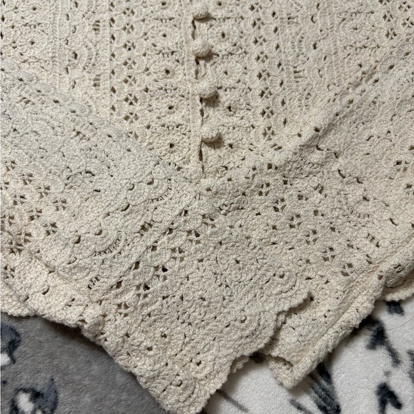 Sezane Noelie cardigan crochet sweater - Picture 10 of 11
